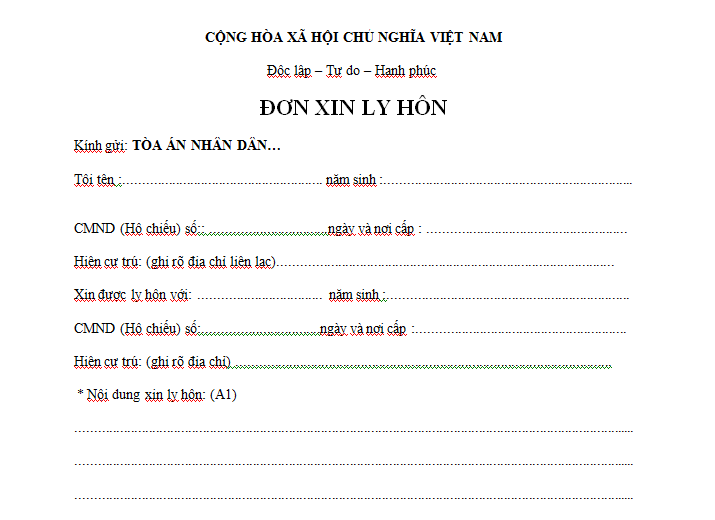 Chuẩn bị hồ sơ ly hôn Chuẩn bị hồ sơ ly hôn.
