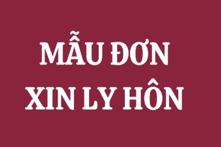 Những nội dung chính cần có trong mẫu đơn ly dị