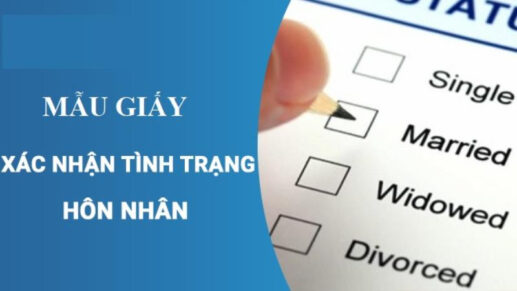 Mẫu giấy chứng nhận độc thân mới nhất năm 2023
