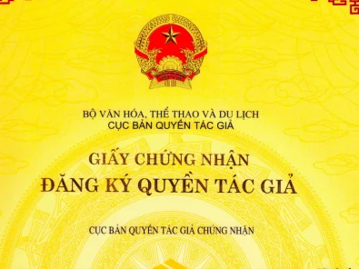 giấy chứng nhận quyền tác giả