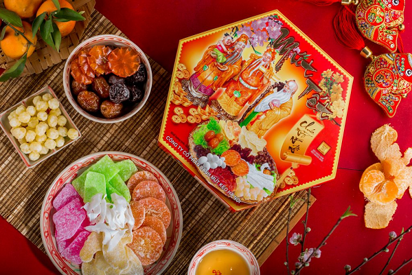 Bánh kẹo mứt Tết giả tràn lan trên thị trường Kẹo mứt tết nguyên đán.
