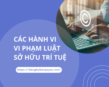 Các hành vi vi phạm luật sở hữu trí tuệ.