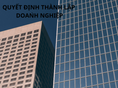Giấy quyết định thành lập doanh nghiệp