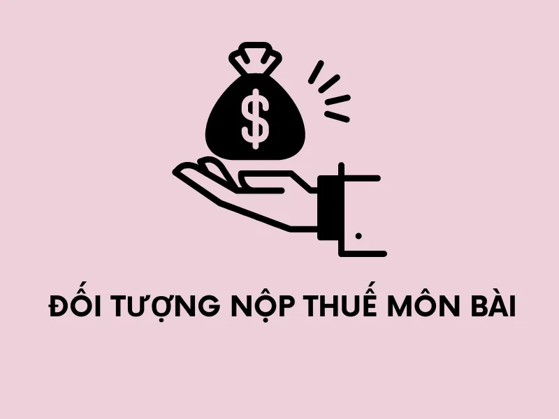 Những chủ thể phải nộp thuế môn bài.